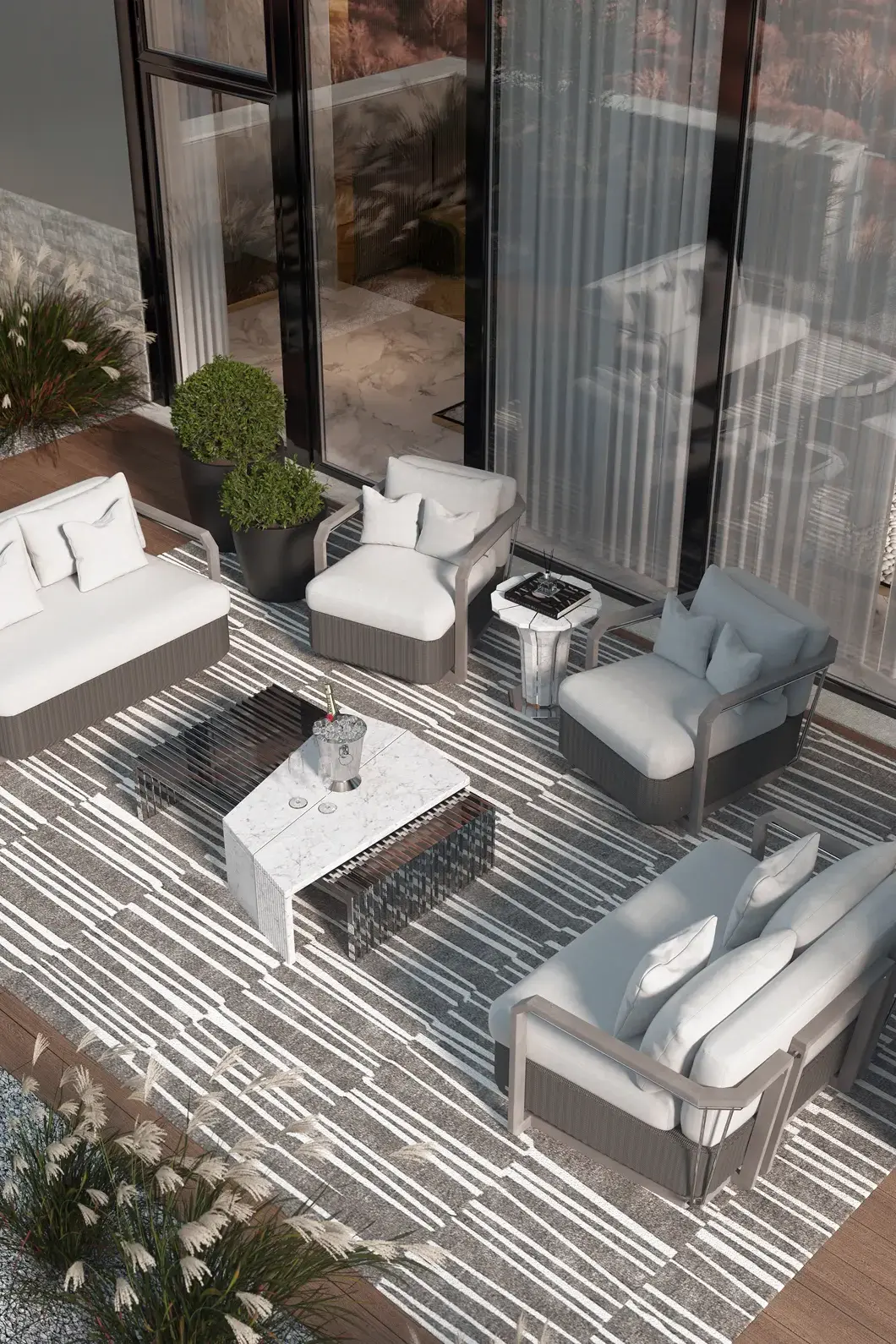 Legacy Grey Armchair - 3