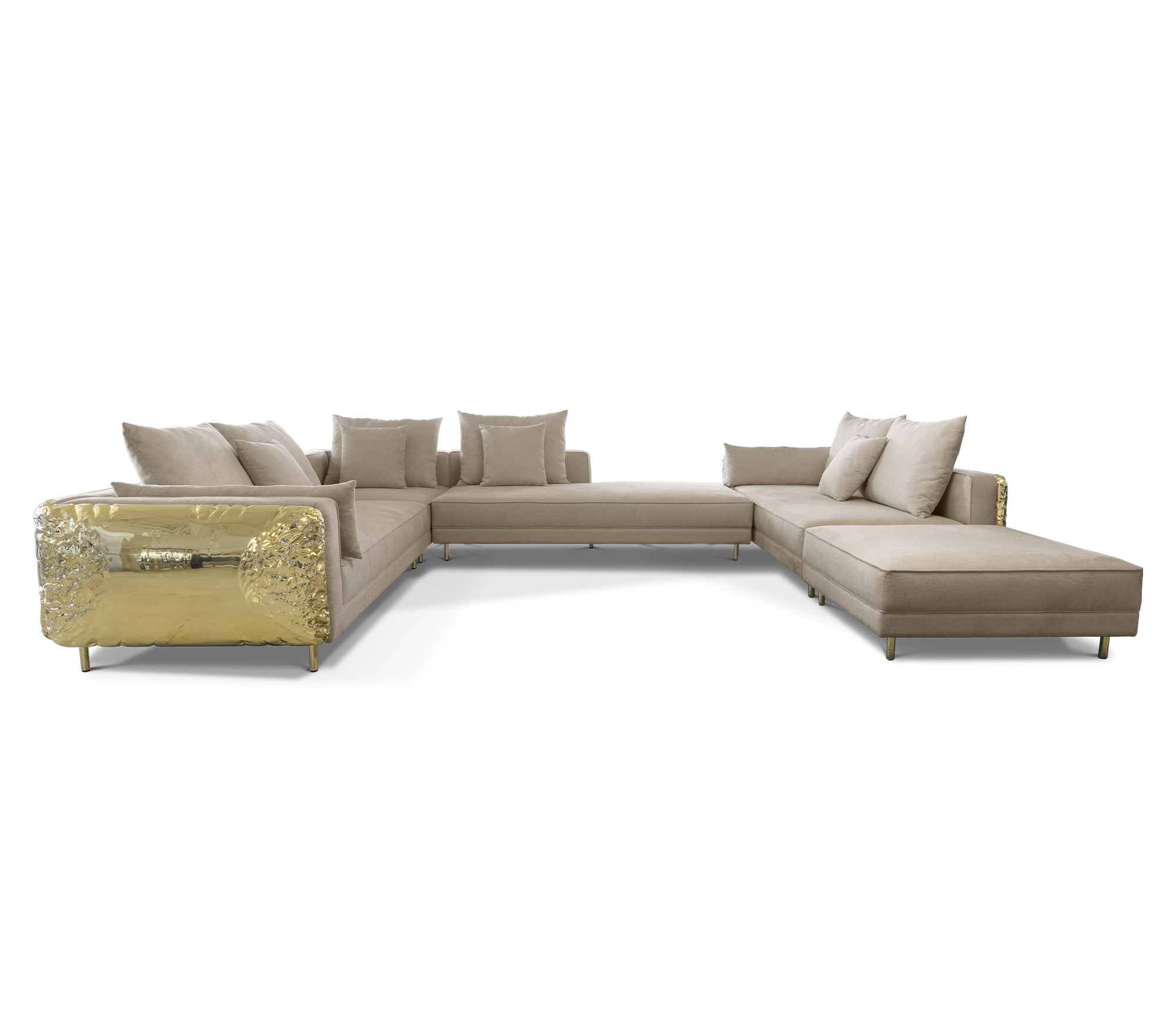 Imperia Cream Modular Luxe Sofa