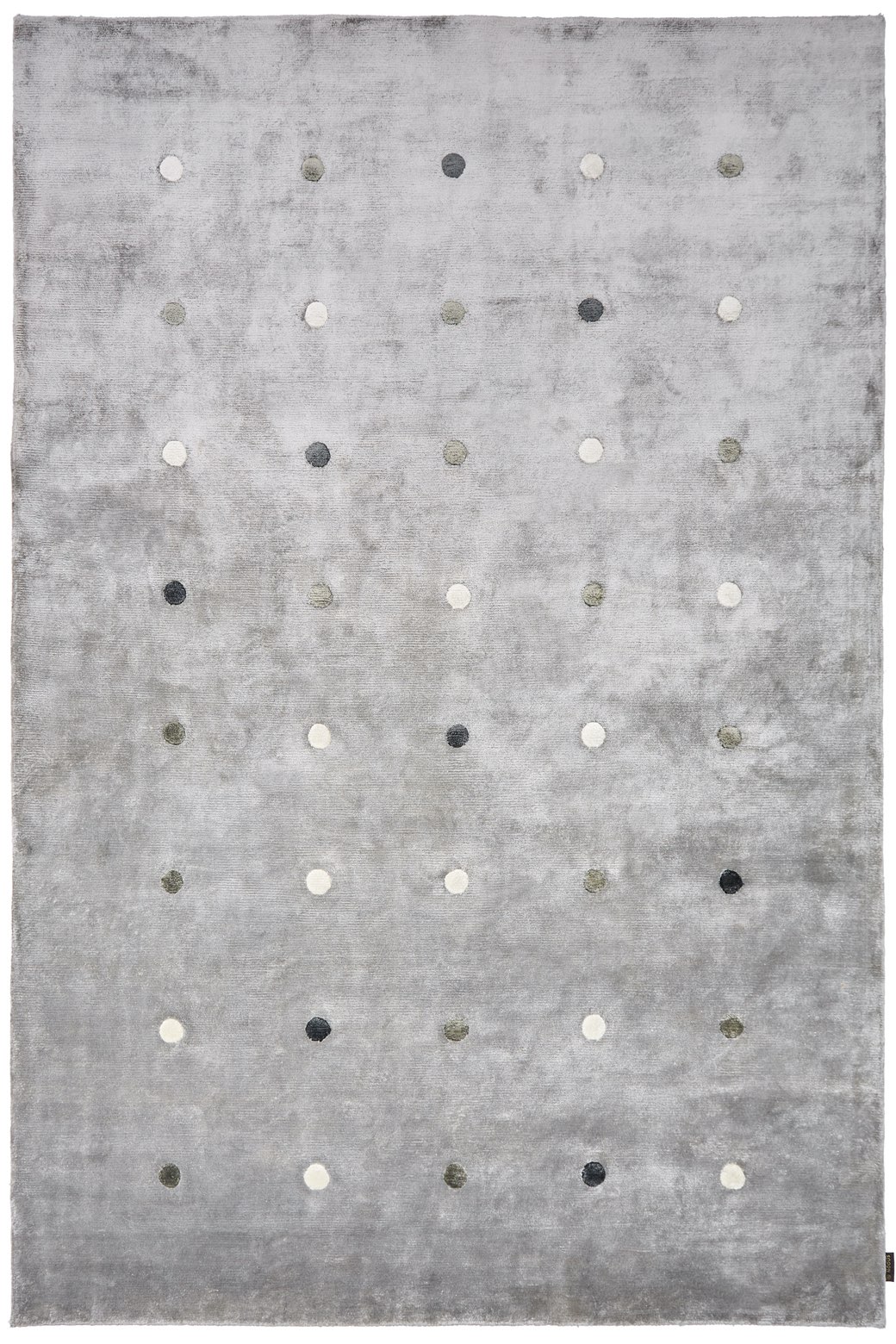 Punti Grey Mix Handmade Rug