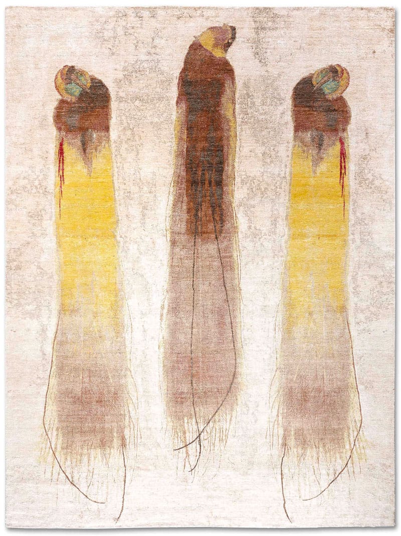 Three Birds Hand-Woven Exquisite Rug | Size: 250 x 300 cm