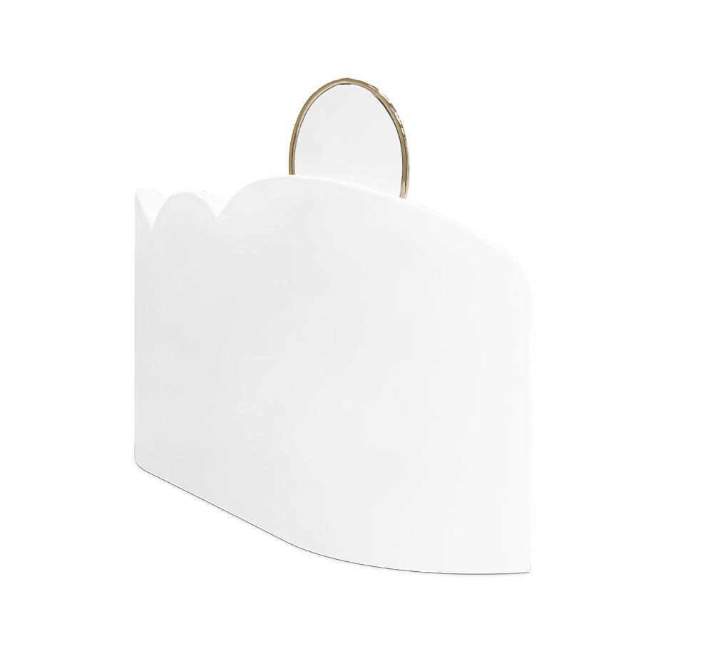 Nimbus White Vanity Console