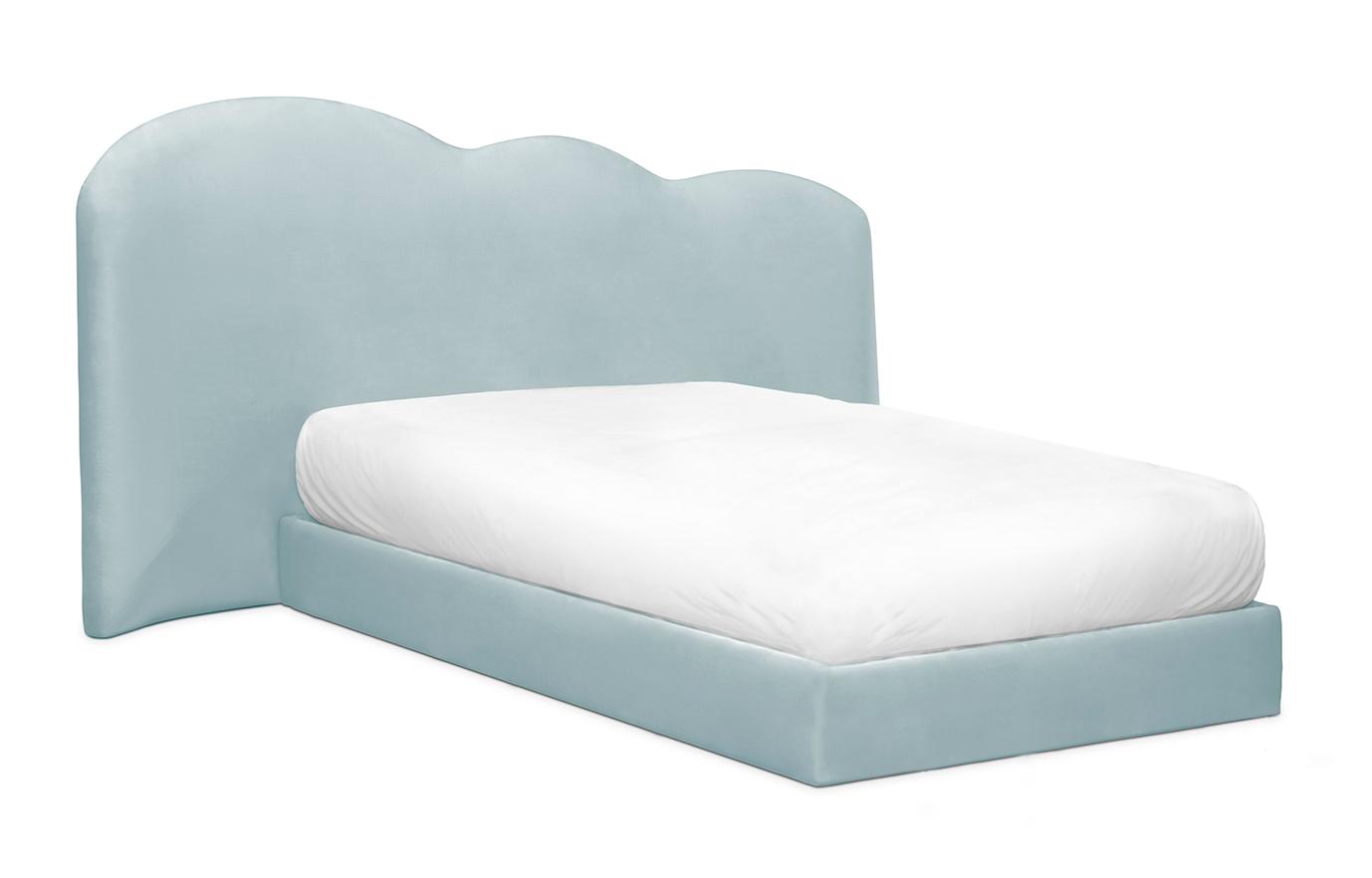 Dreamy Sky Cloud Themed Bed | Mattress Size: 90 x 190 cm