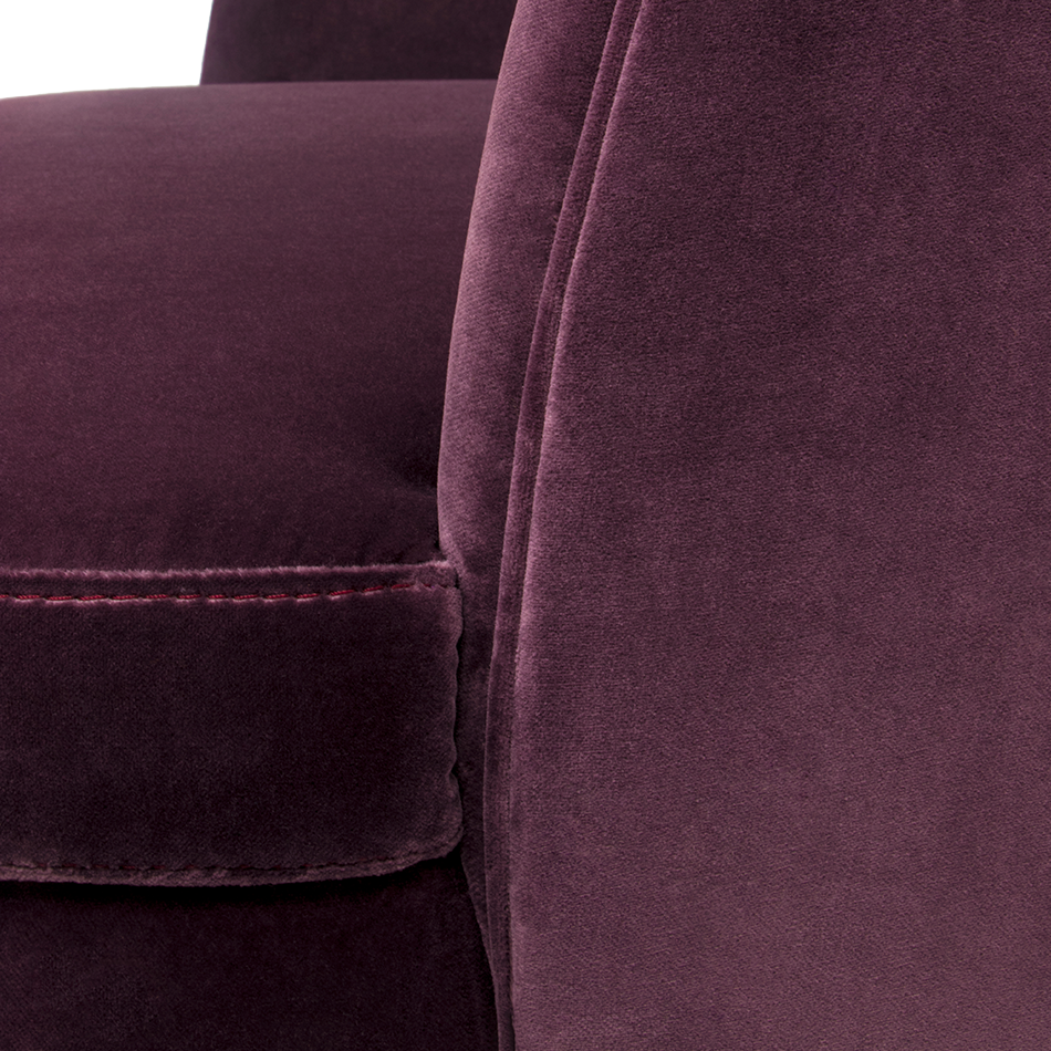 Galen Purple Single Sofa