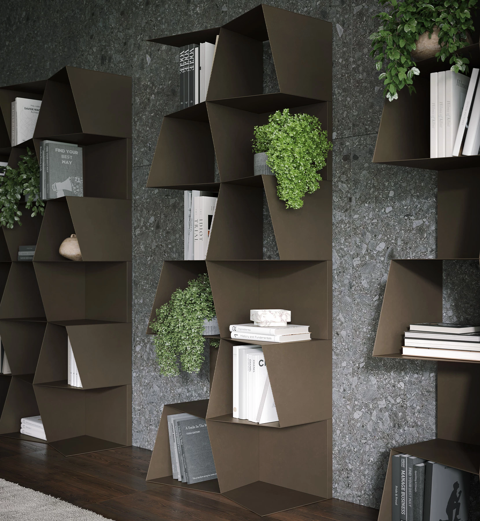 Checker Elegant Bookcase