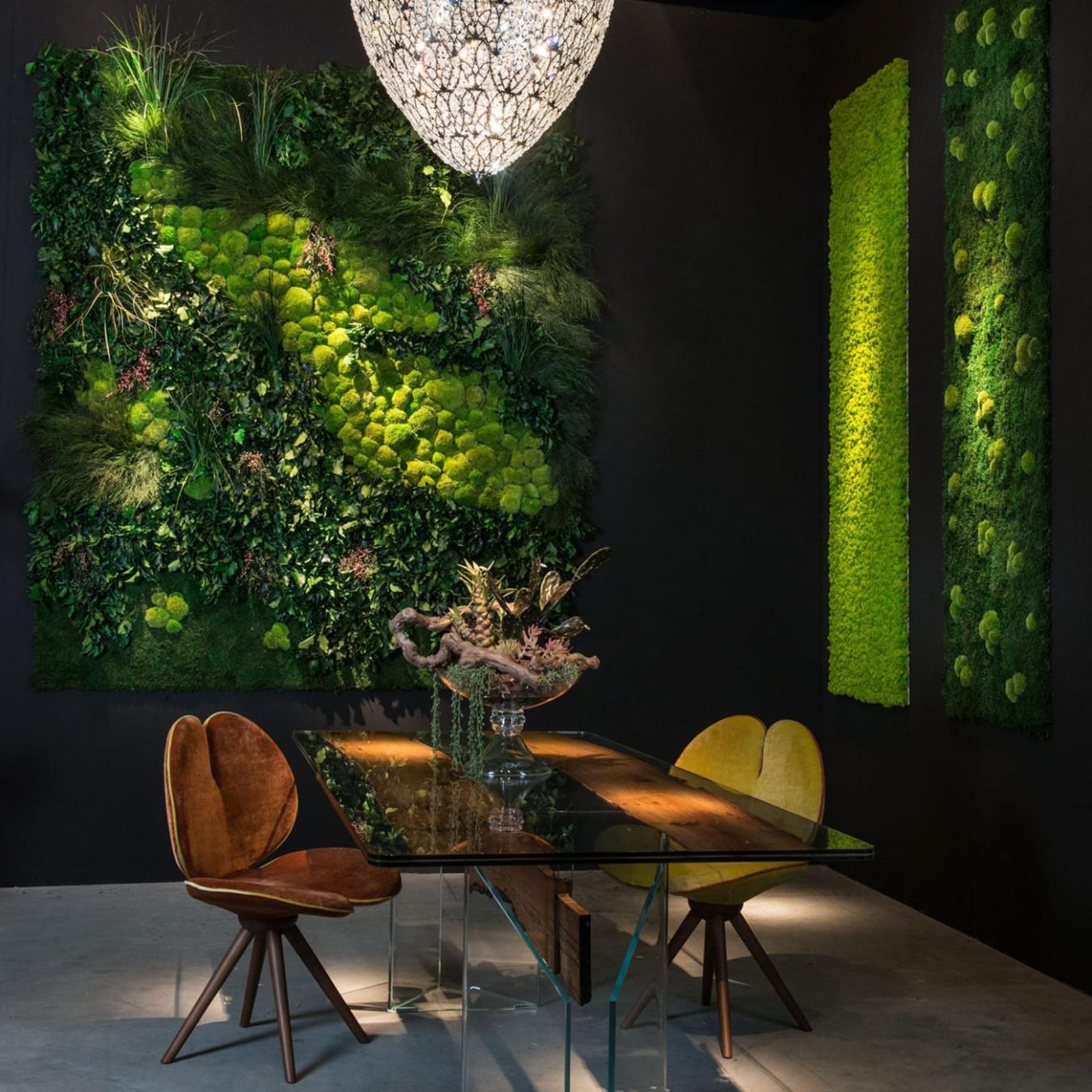 Flatmoss and Polemoss Artisan Wall Composition
