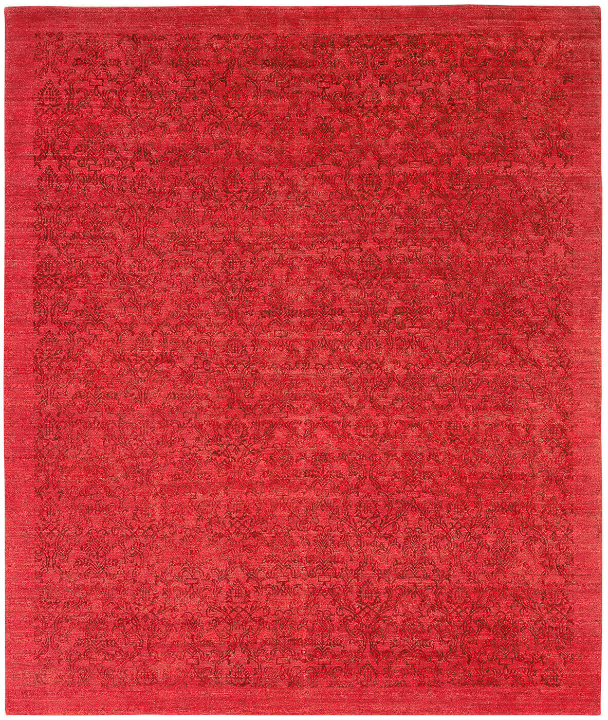 Roma Red Luxury Hand-woven Rug