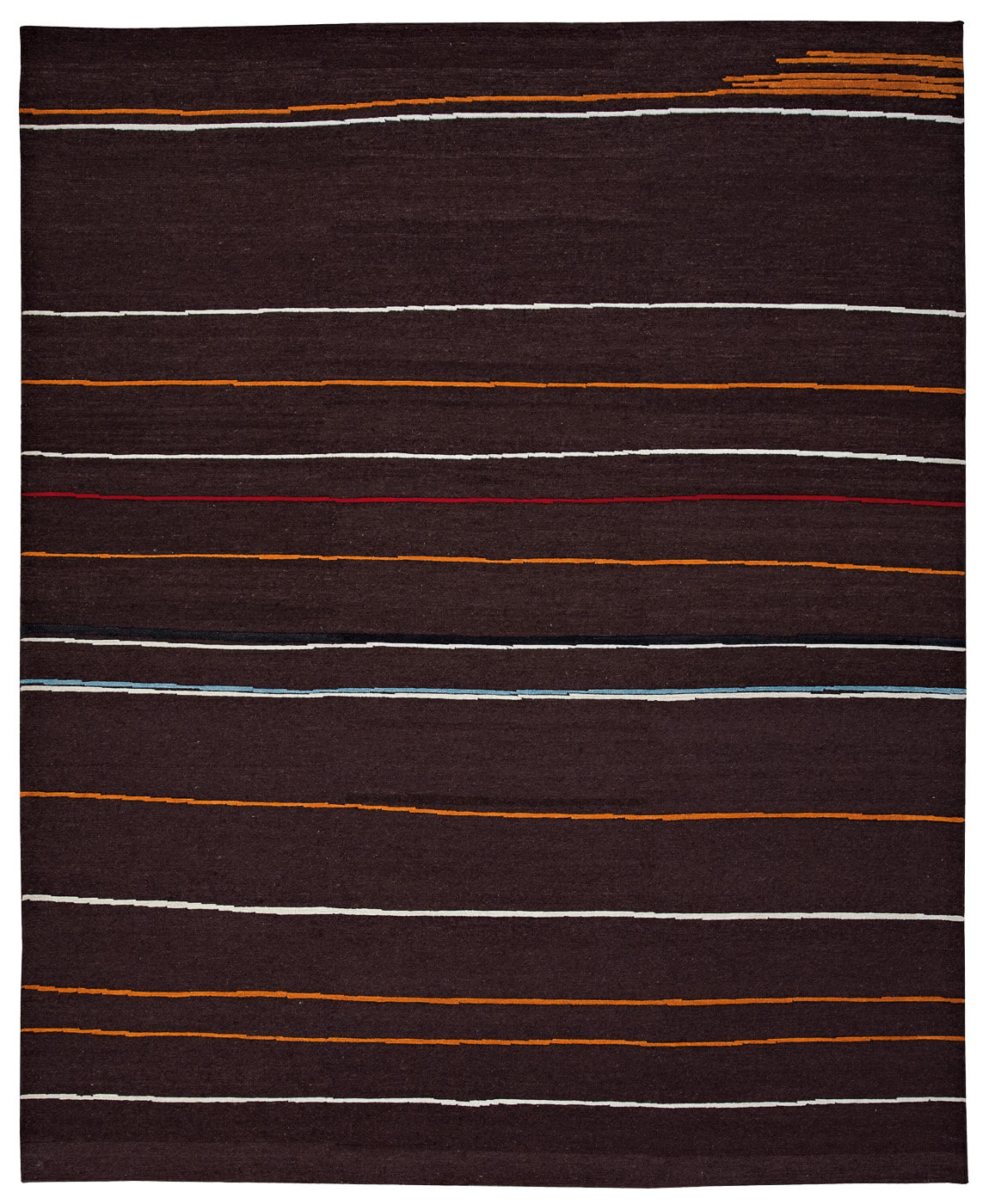 Rauschen Brown Luxury Rug | Size: 200 x 300 cm