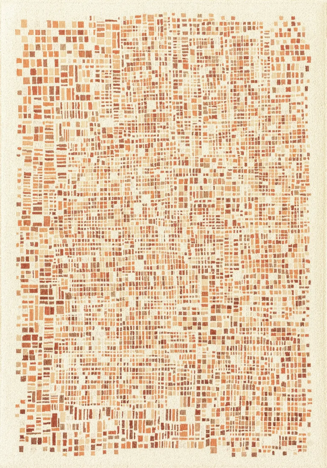 Pumpkin Jacquard Wilton Rug