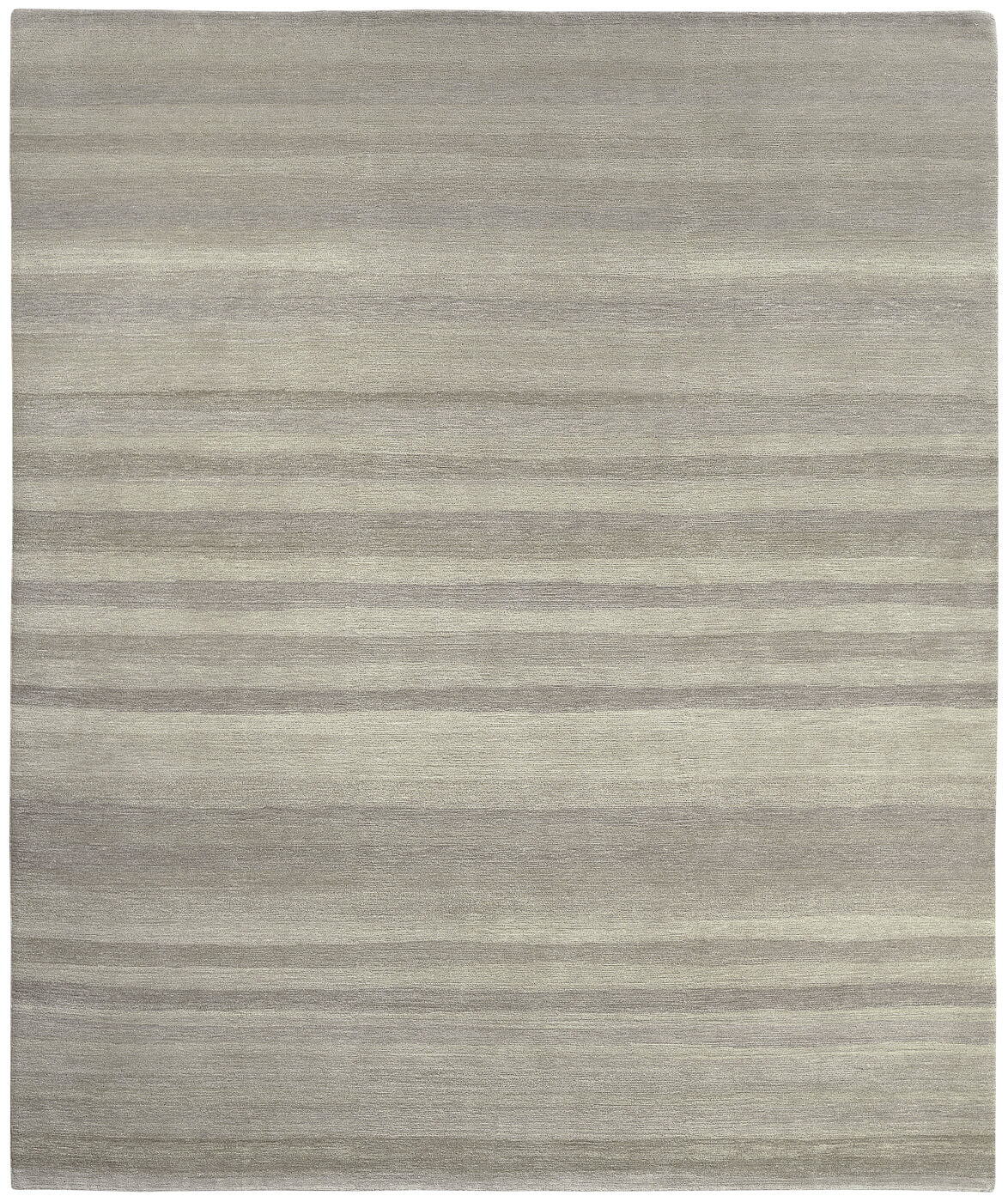 Grey Striped Hand-woven Luxury Rug ☞ Size: 200 x 300 cm