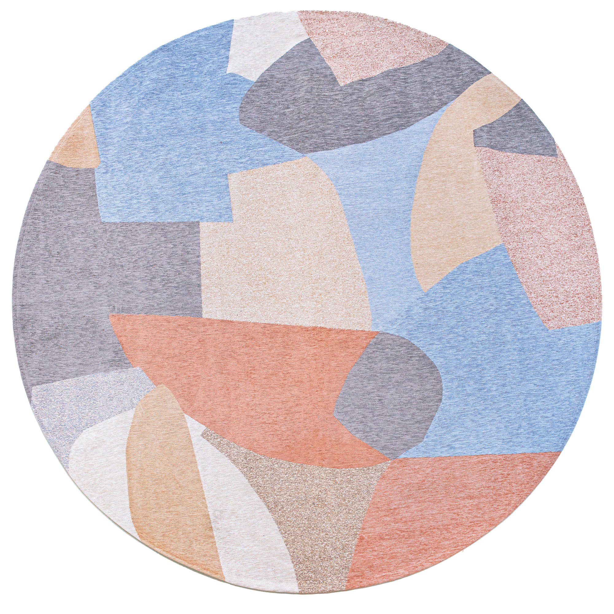 Multi Geometric Round Rug | Size: Ø 240 cm