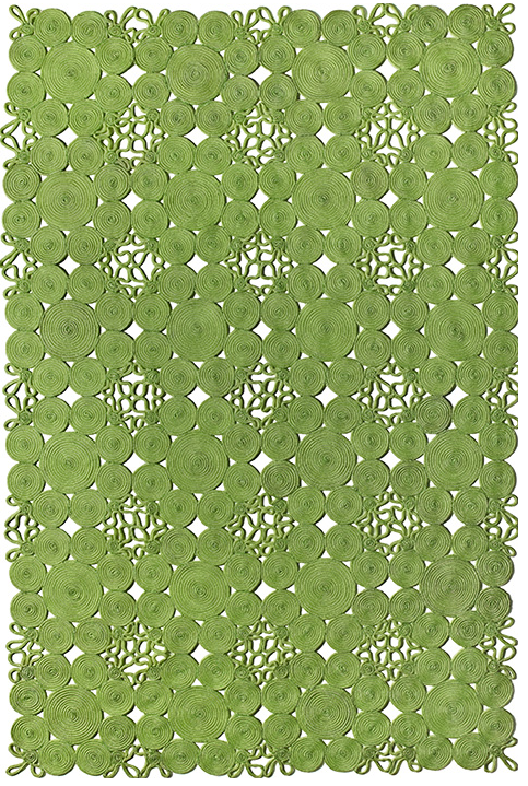 Rope Indoor / Outdoor Green Premium Rug