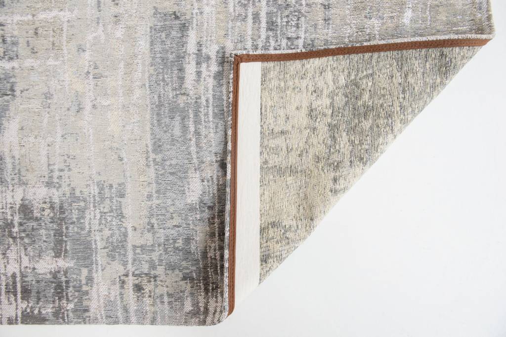 Abstract Grey Flatwoven Belgian Rug ☞ Size: 170 x 240 cm