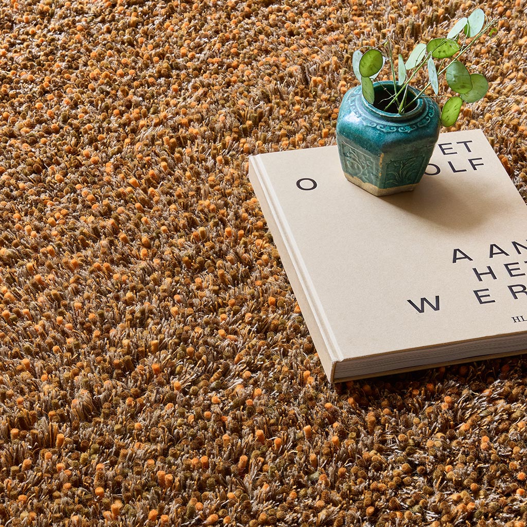Tangerine Shaggy Rug
