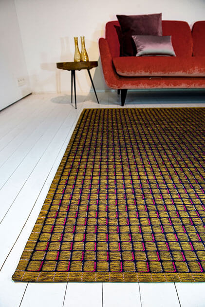 Quadrini 9018 Giallo Rug