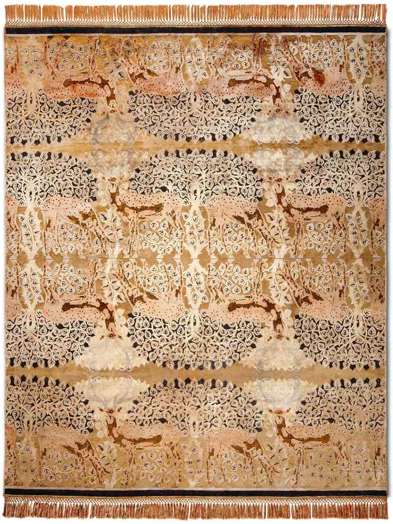 Deer Soft Hand-Woven Exquisite Rug ☞ Size: 170 x 240 cm