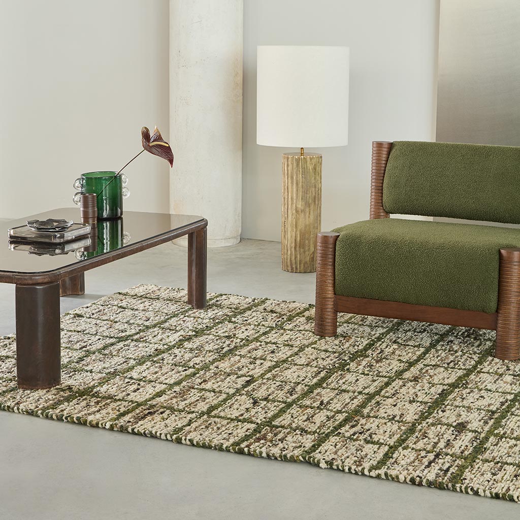 Craft Green Rug | Size: 160 × 230 cm