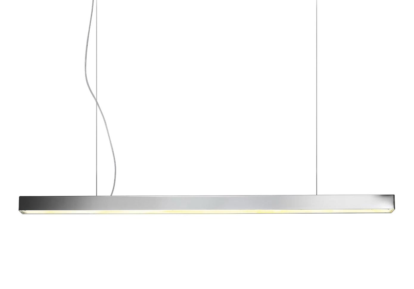 Polished Nickel Linear Chandelier