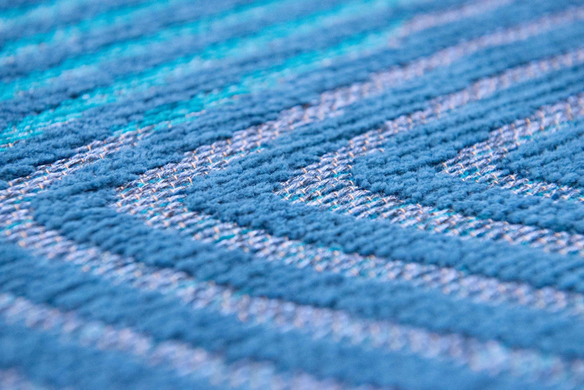 Blue Lagoon Circle Rug