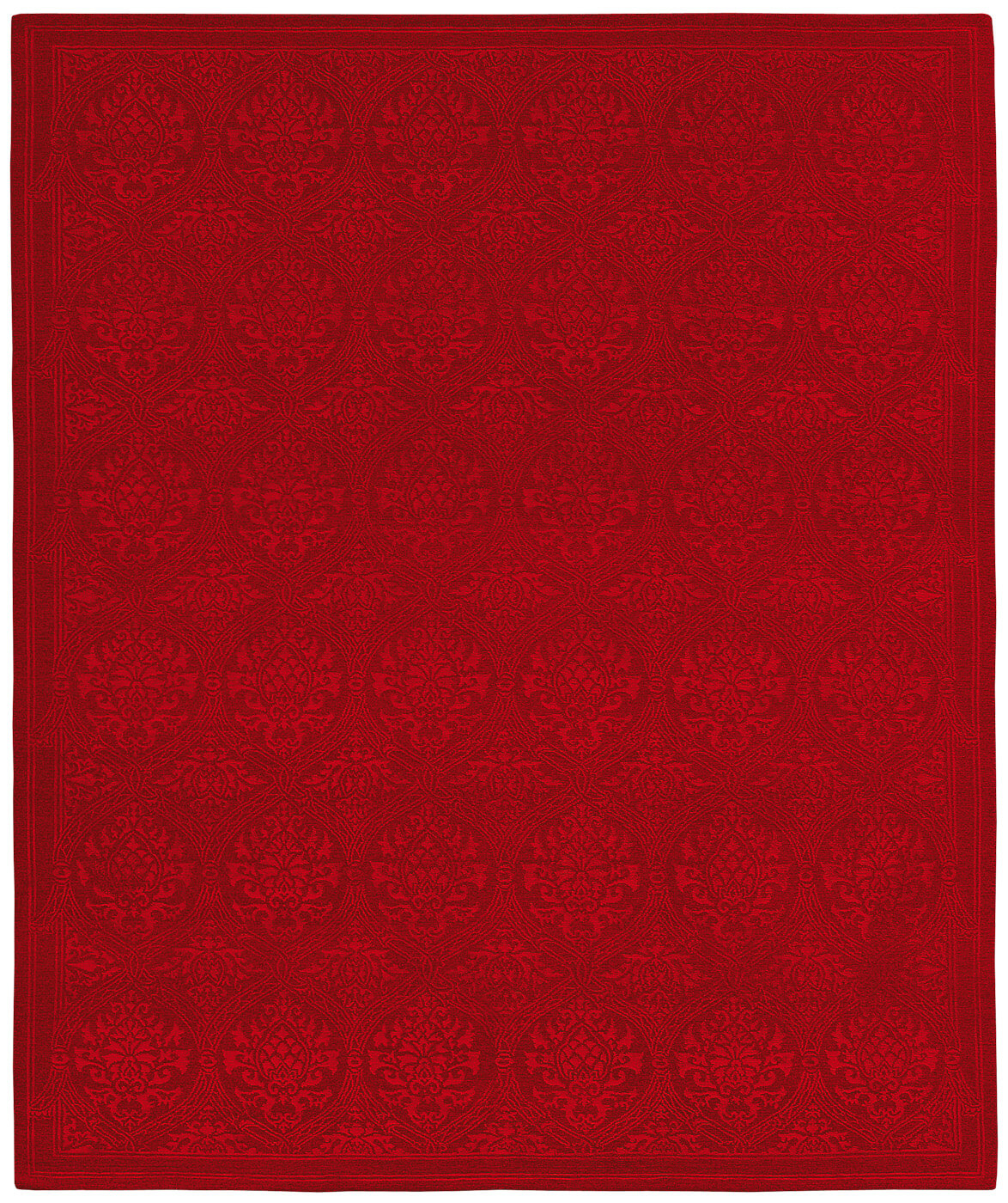 Sanssouci Red Luxury Hand-woven Rug ☞ Size: 300 x 400 cm