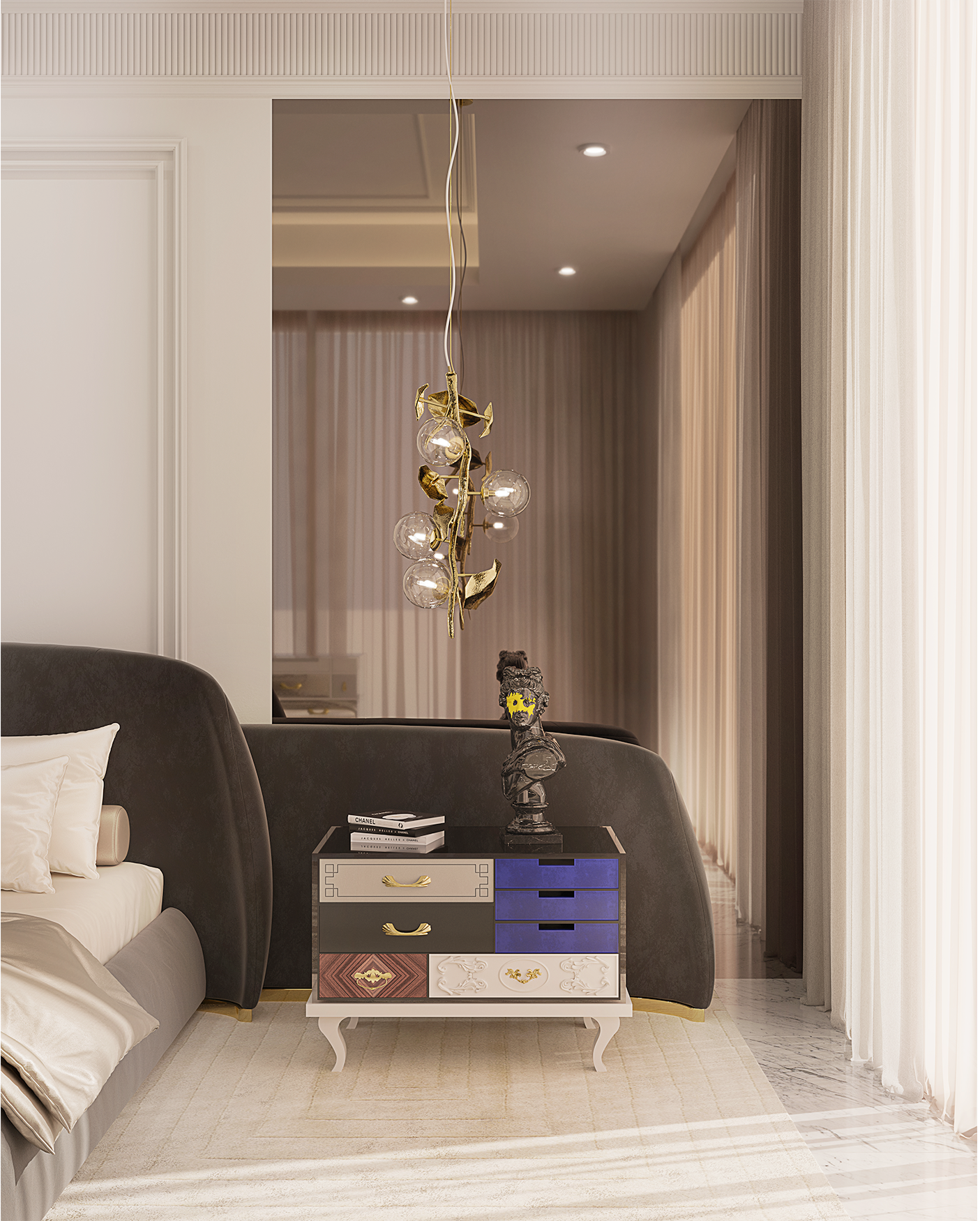 Urban Bedside Designer Table