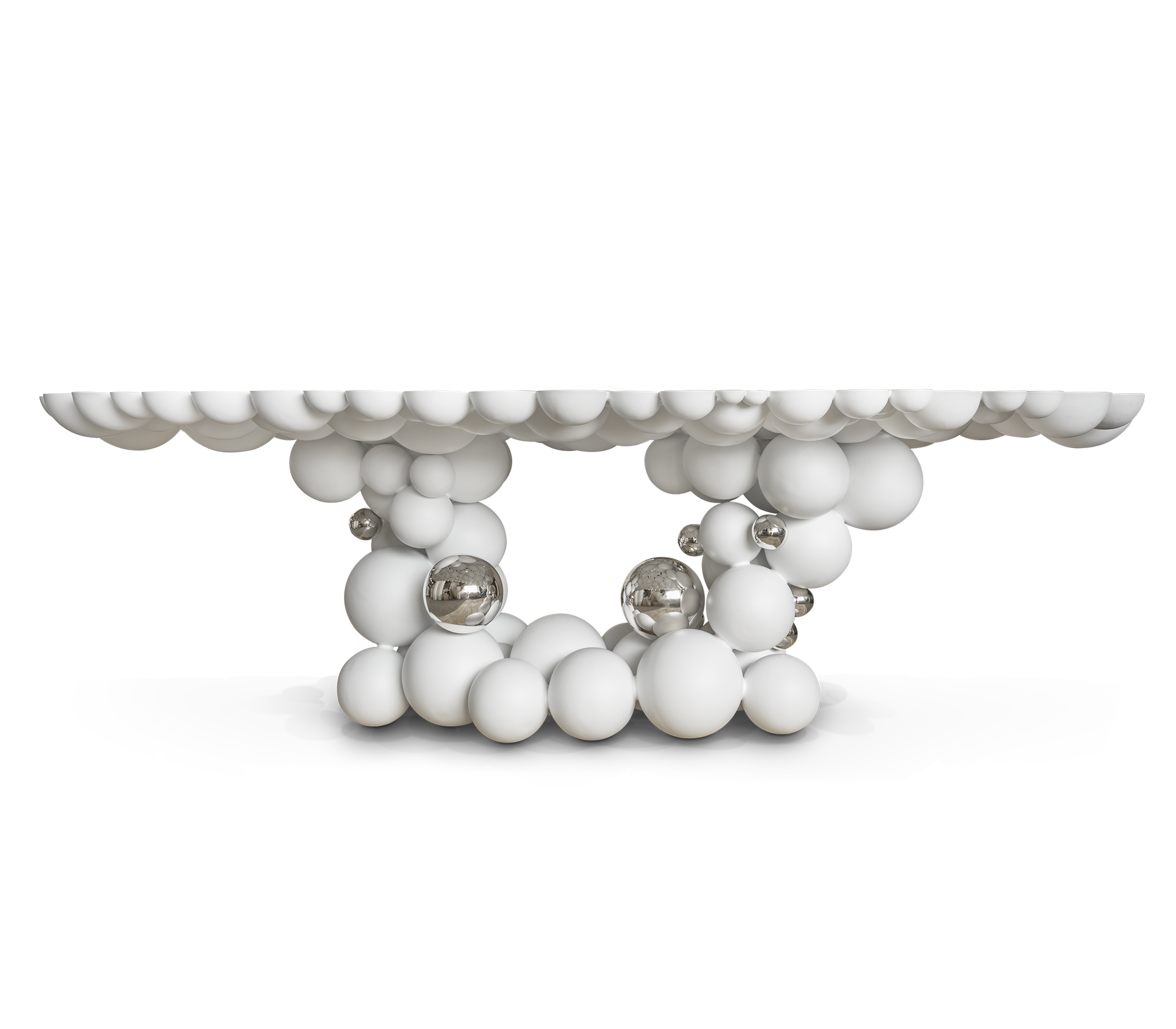 White Luxe Dining Table