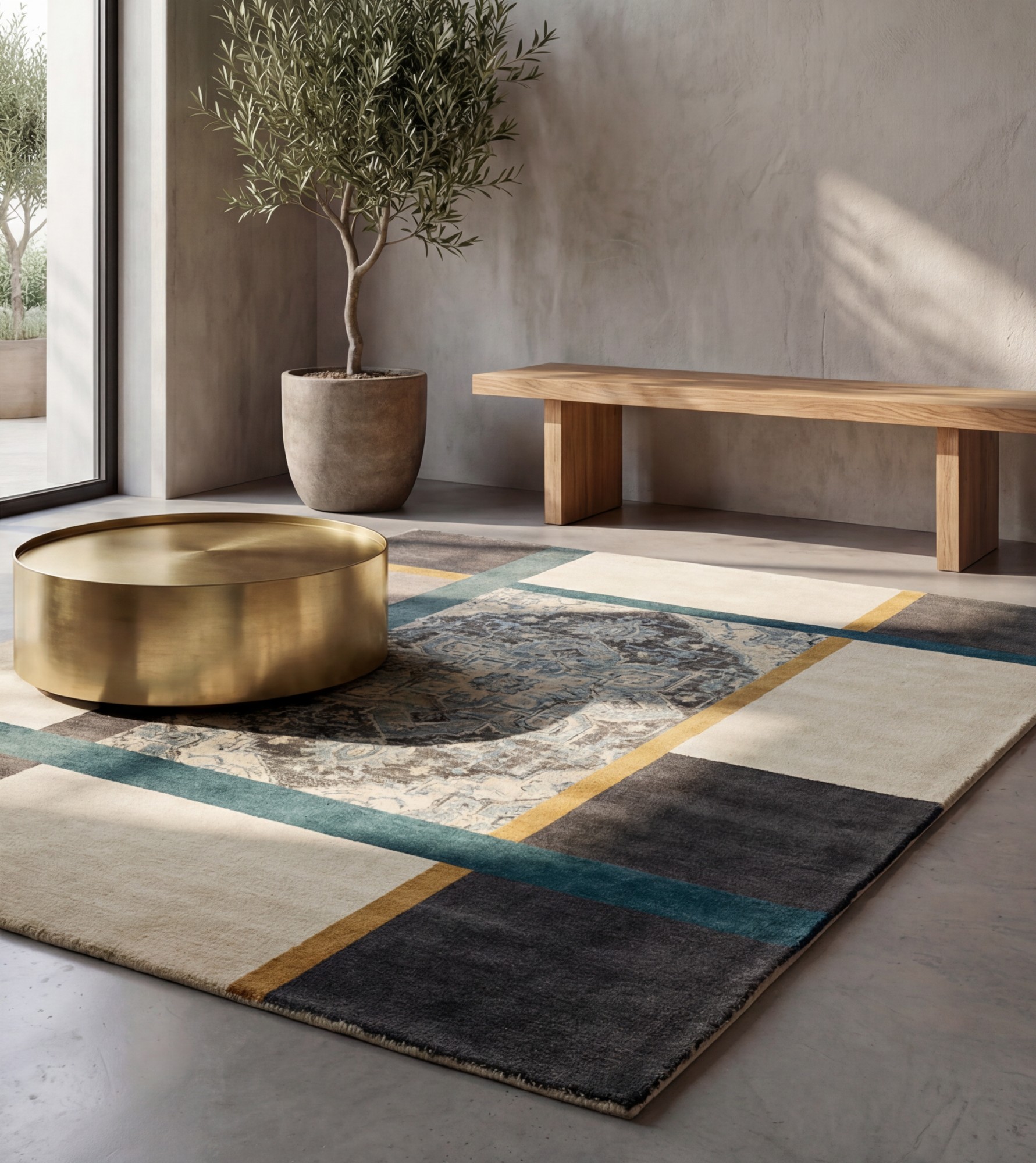 Central Medallion Heritage Rug