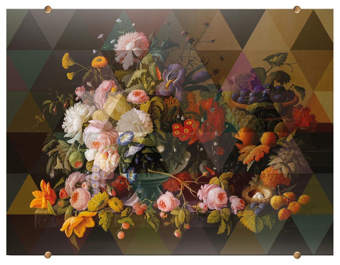 Fancy Bouquet Artisan Wall Panel