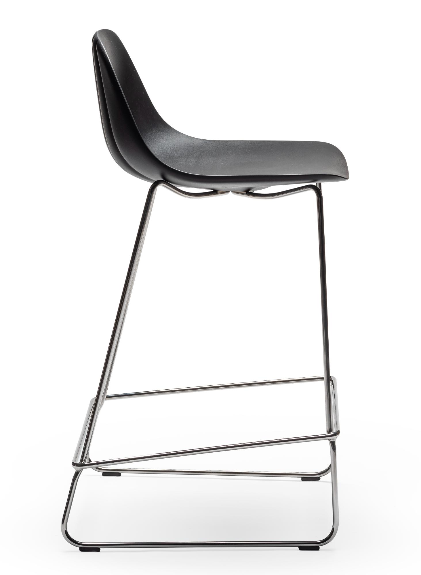 Babah Black Bar Stool