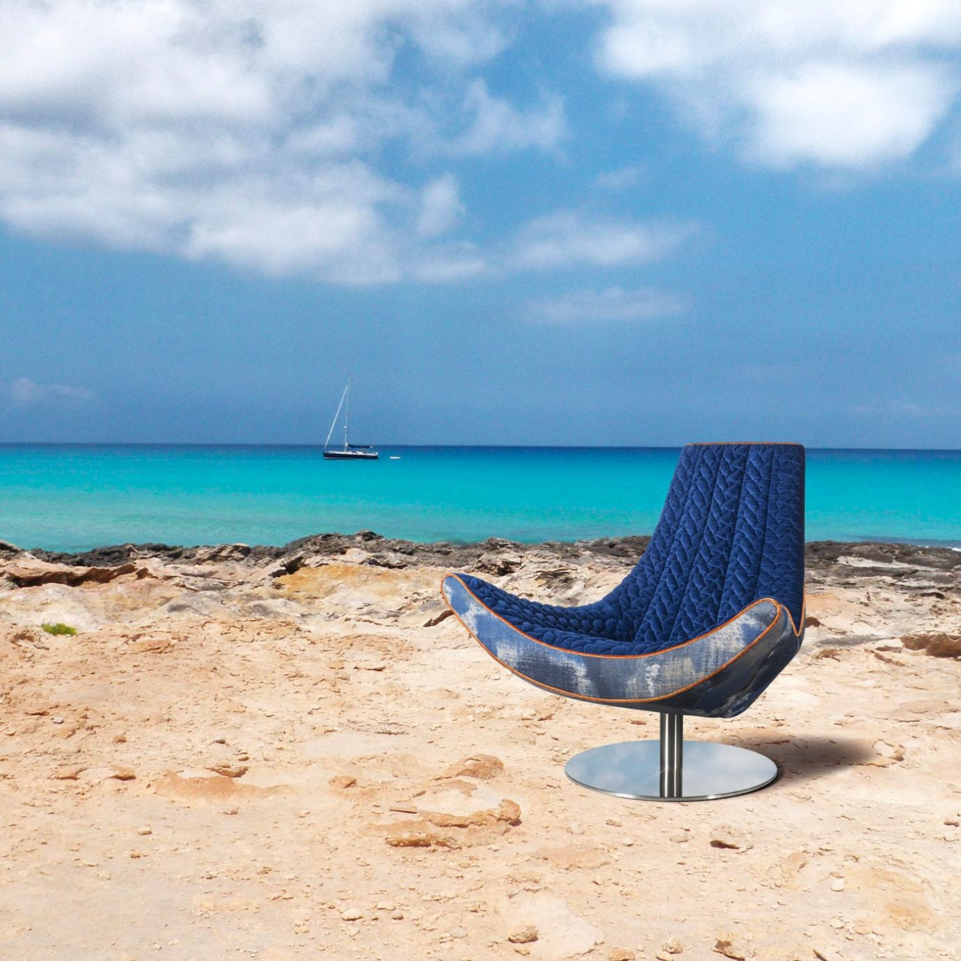 Ibiza Swivel Accent Armchair