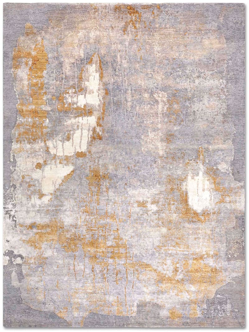 Stereo Gold Luxury Hand-Woven Rug