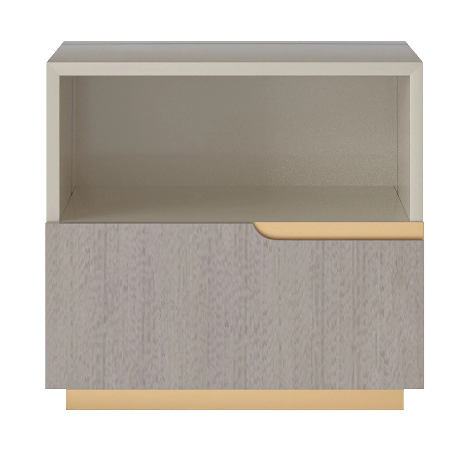 Clizia Gray Italian Bedside Table