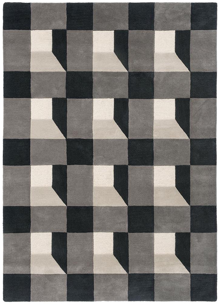 Squares Slate Rug | Size: 250 x 350 cm