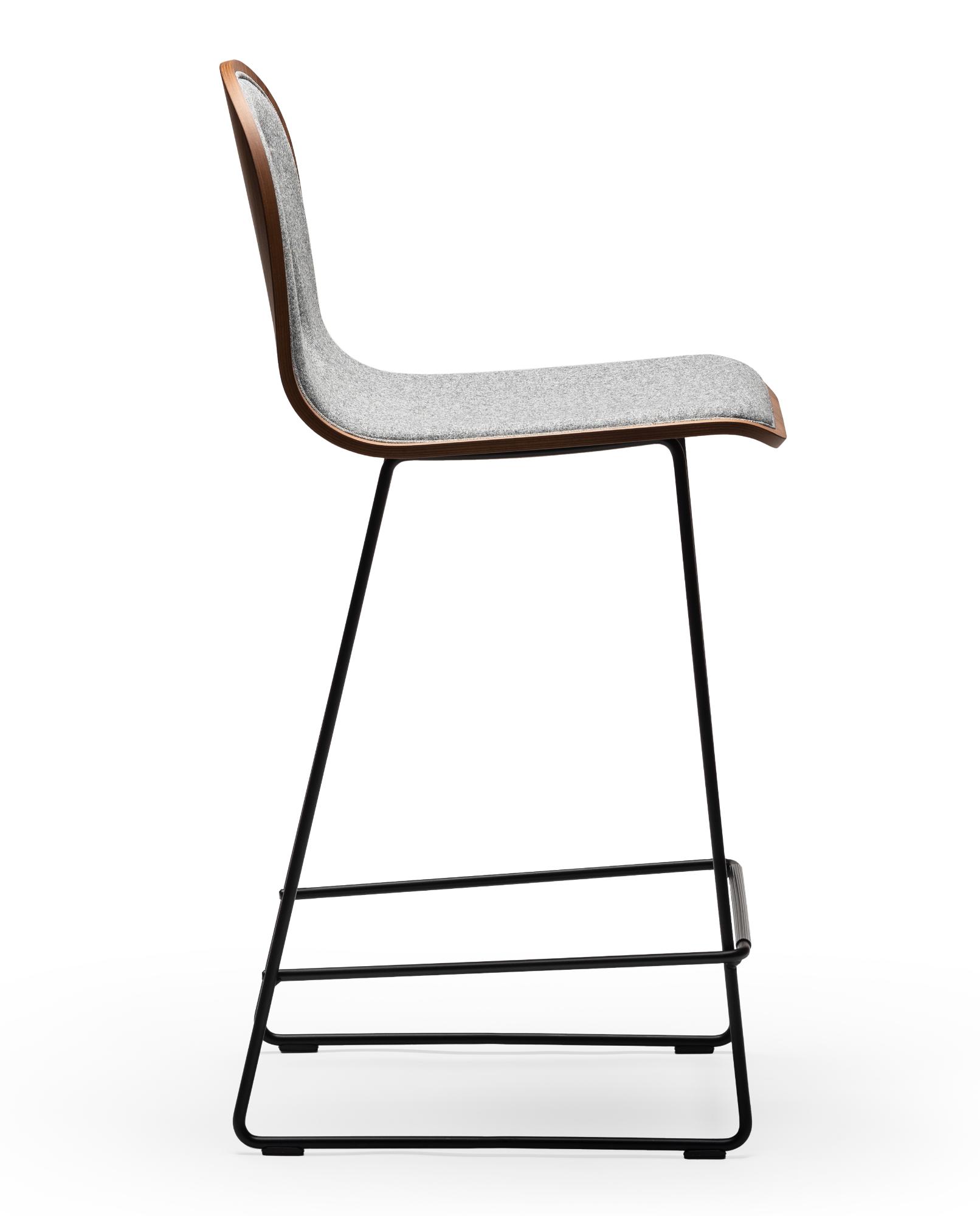 Gotham Woody Grey Bar Stool