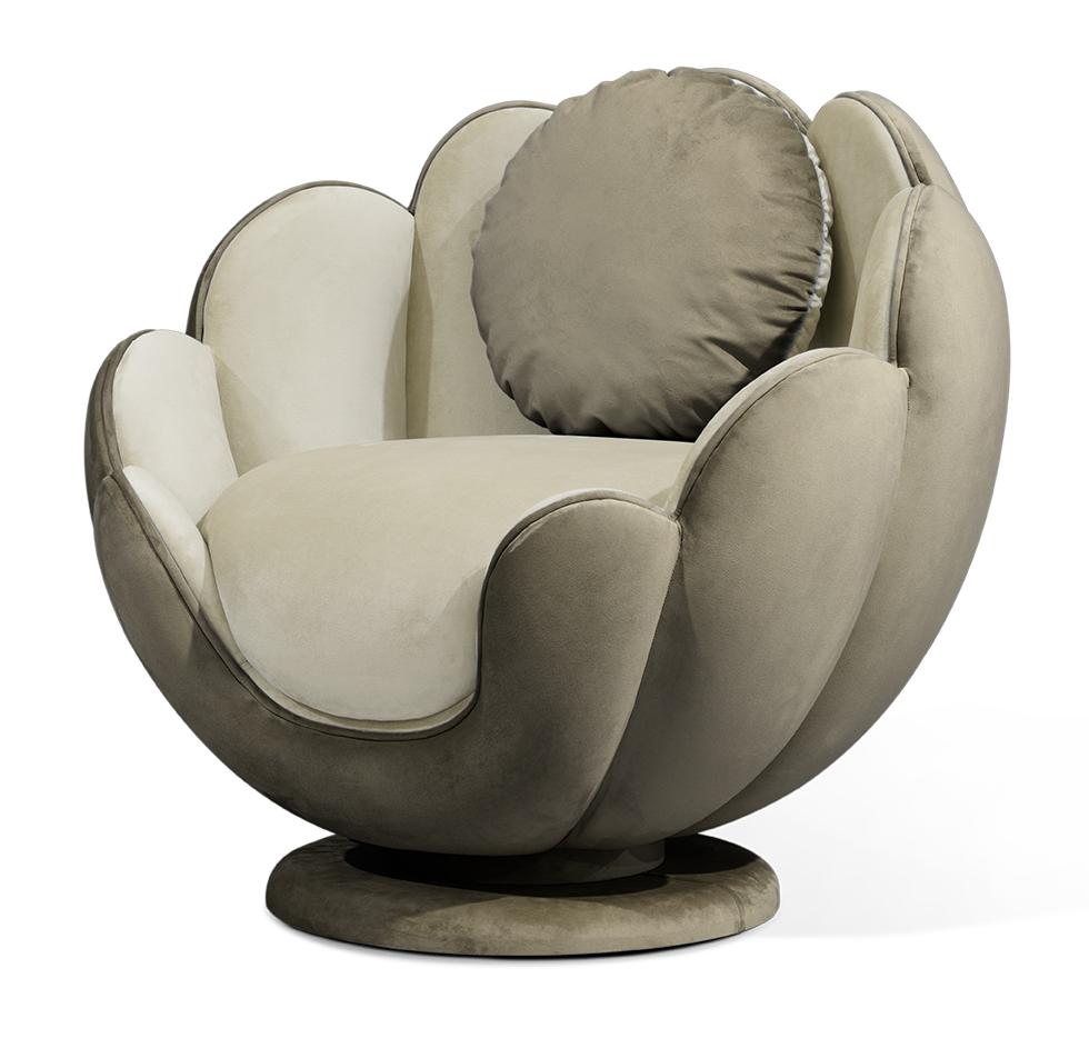 Lotus Serenity Plush Relaxation Chair