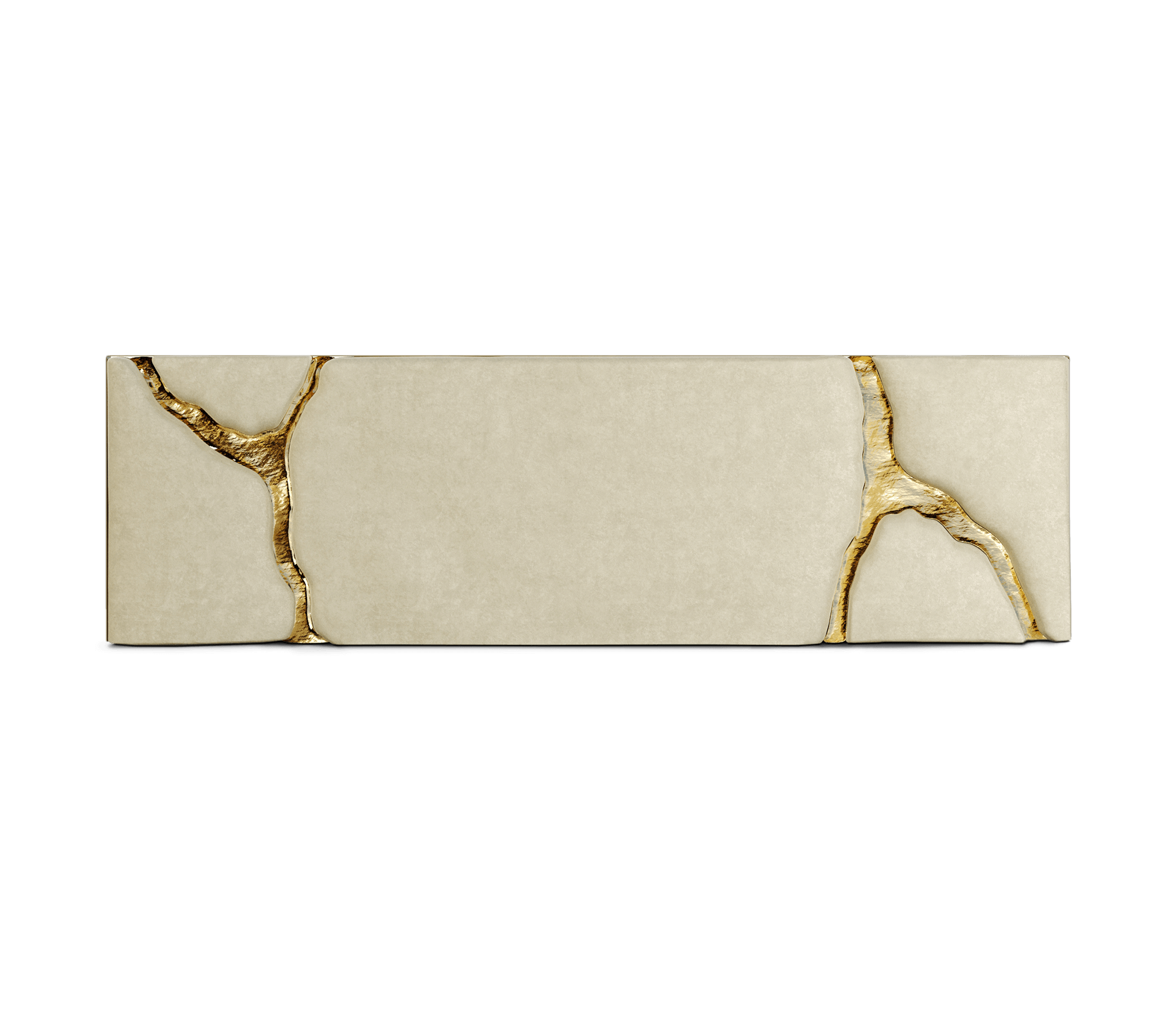Fissure White Designer Headboard