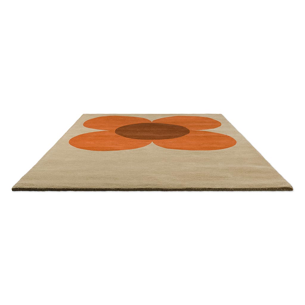 Flower Pumpkin / Ecru Rug