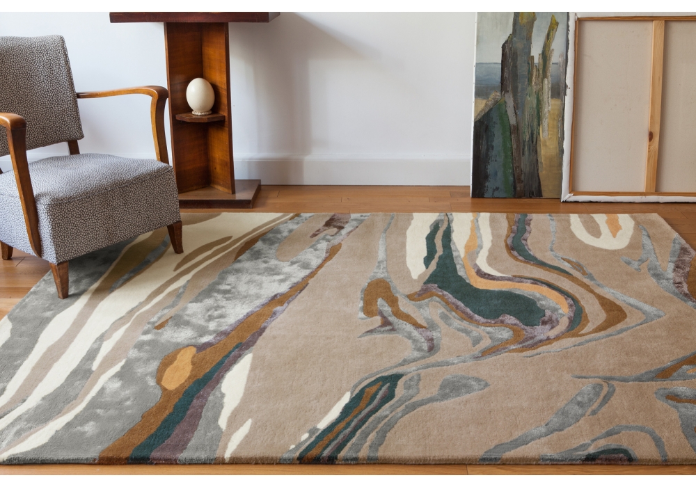 Fantasy Viscose / Wool Hand-woven Luxury Rug | Size: 200 x 300 cm