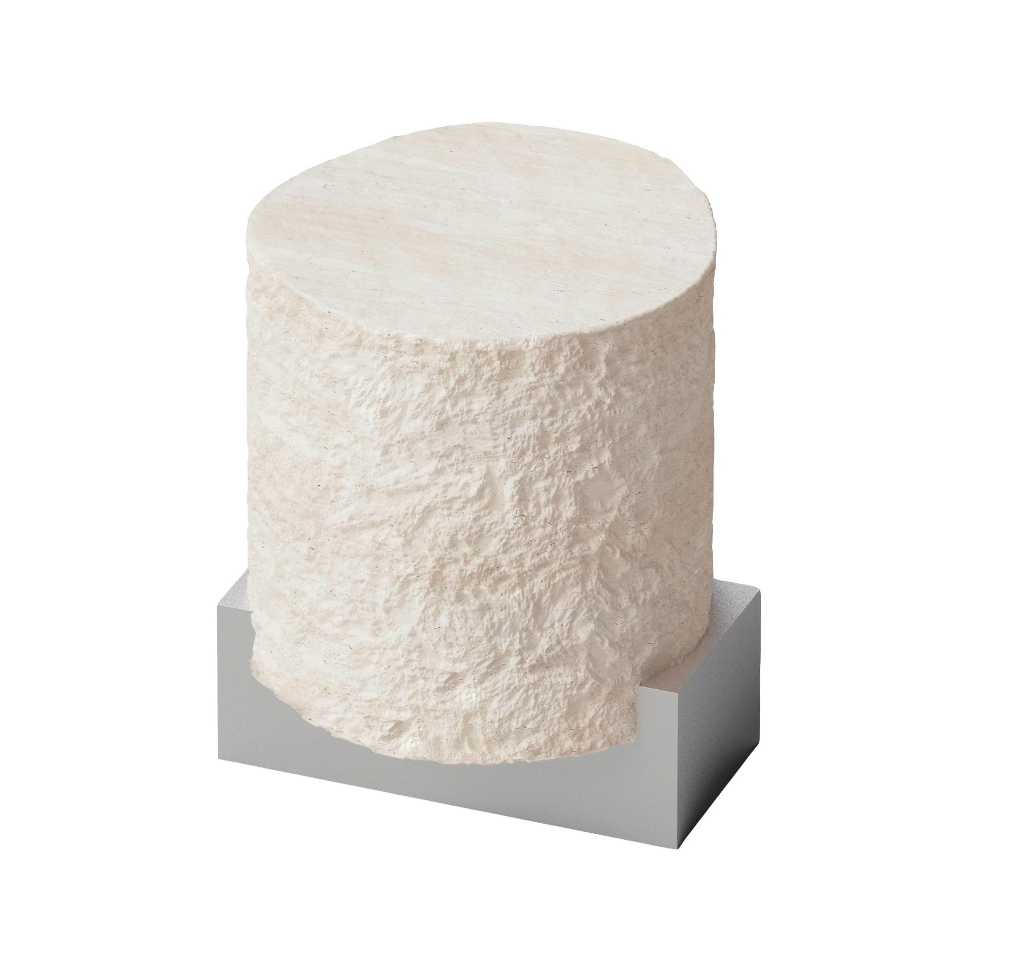 On The Rocks Round Side Table