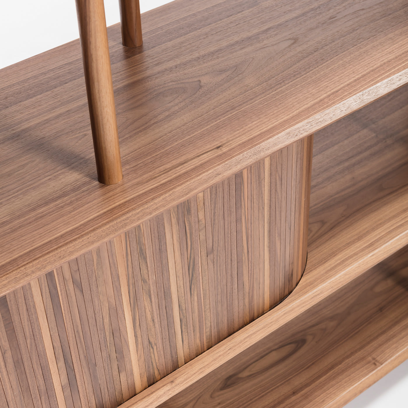 Walnut Modular Bookcase