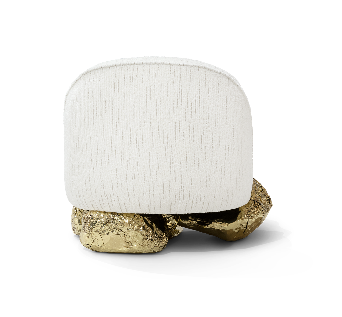 Angora White Designer Armchair