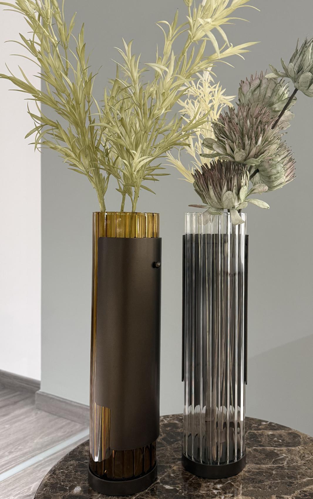 Bon Ton Tall Dark Vase