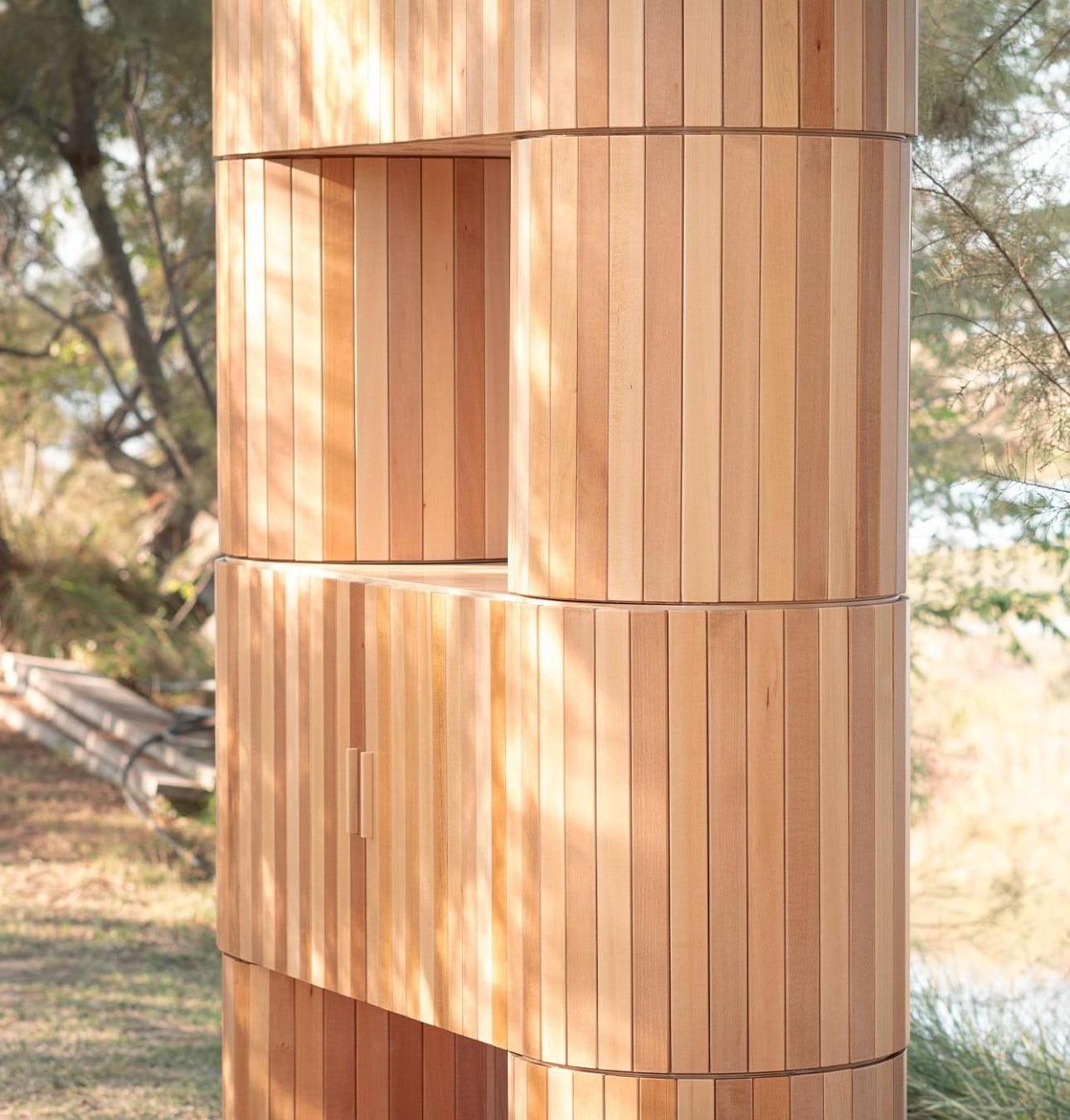 Natural Limewood Storage Cabinet