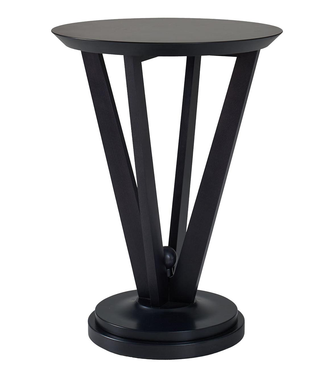 Black Artisan Side Table