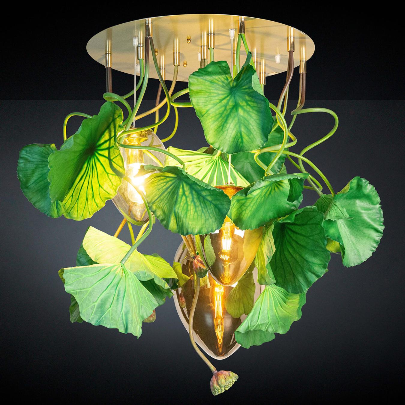 Dichondra Botanical Round Chandelier