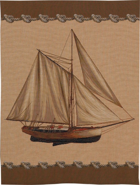 Sailboat French Tapestry