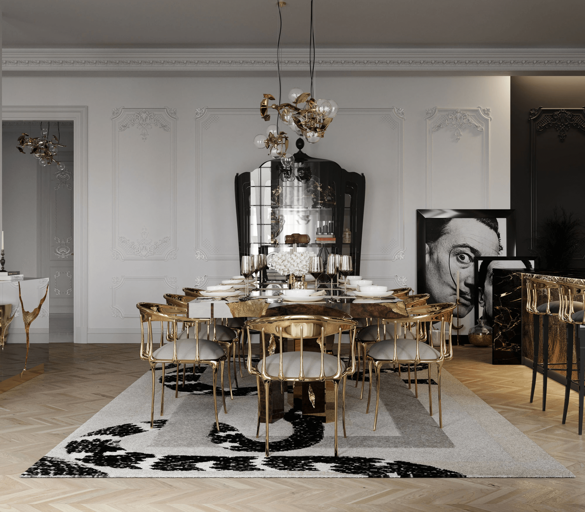 Satin Designer Luxe Chair