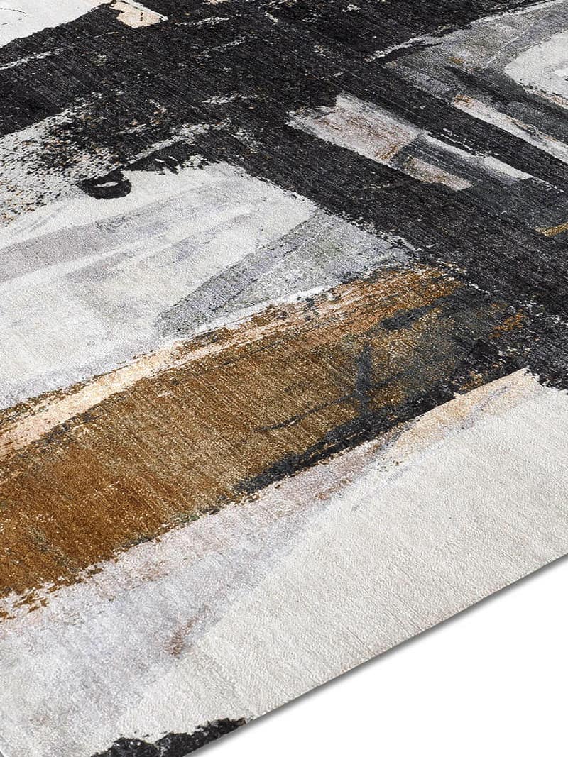 Green Rust Hand-Woven Exquisite Rug