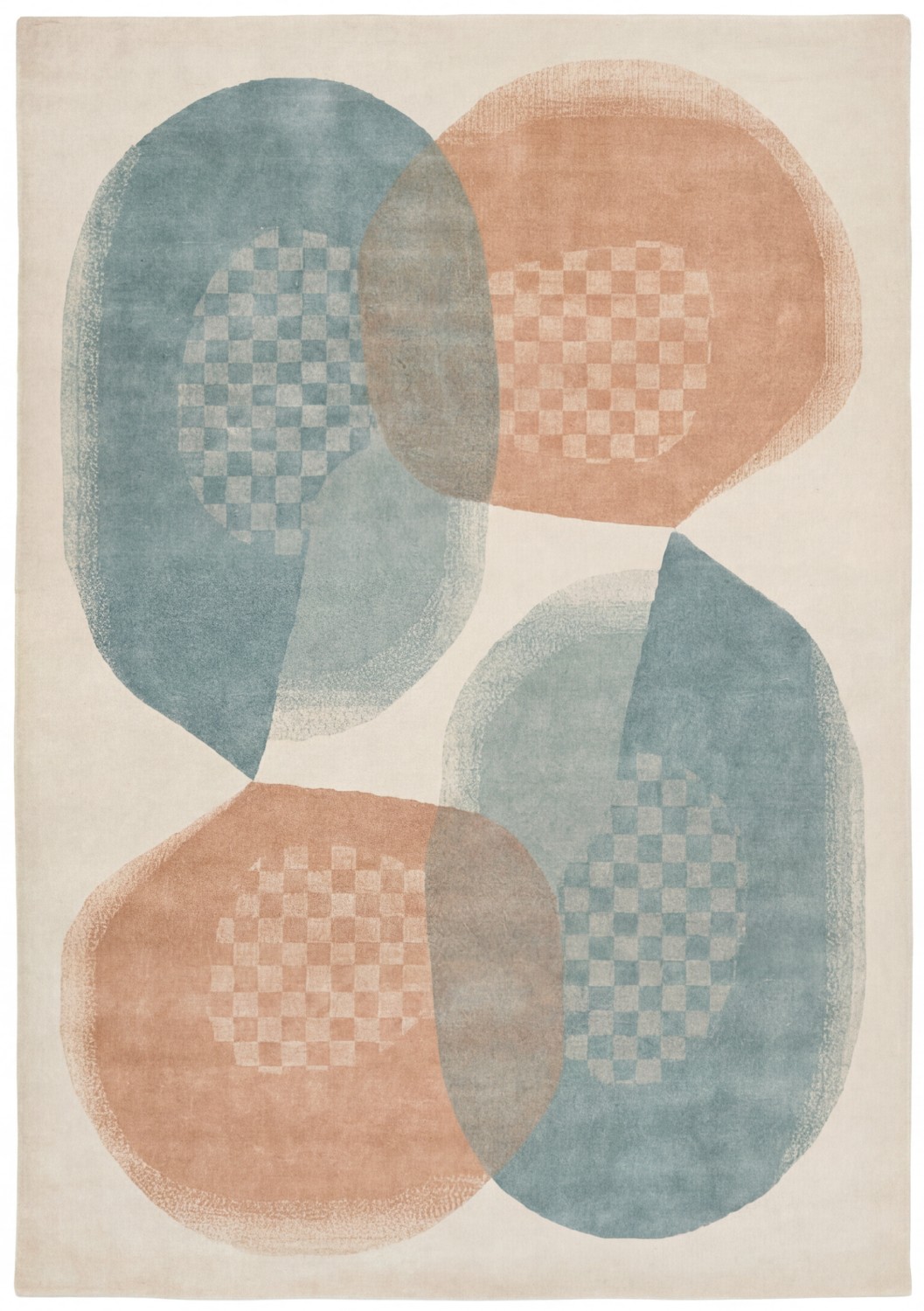 Soft Orbits Handwoven Rug