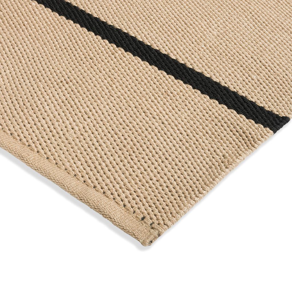 Deck Charcoal Black Fresco Rug