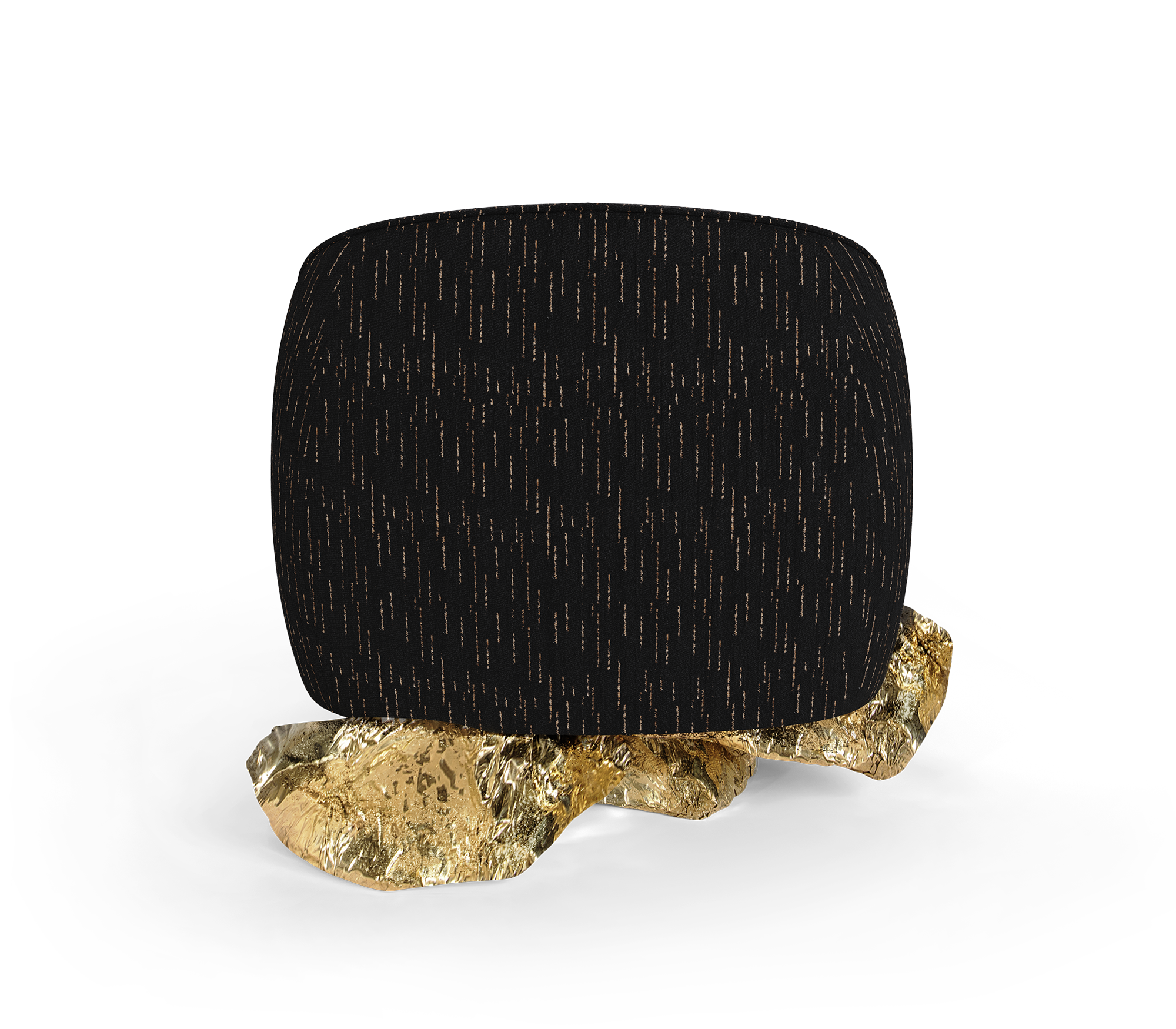 Angora Black Designer Armchair